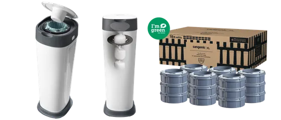 Promozione Sangenic XL: contenitore gratis con le ricariche
