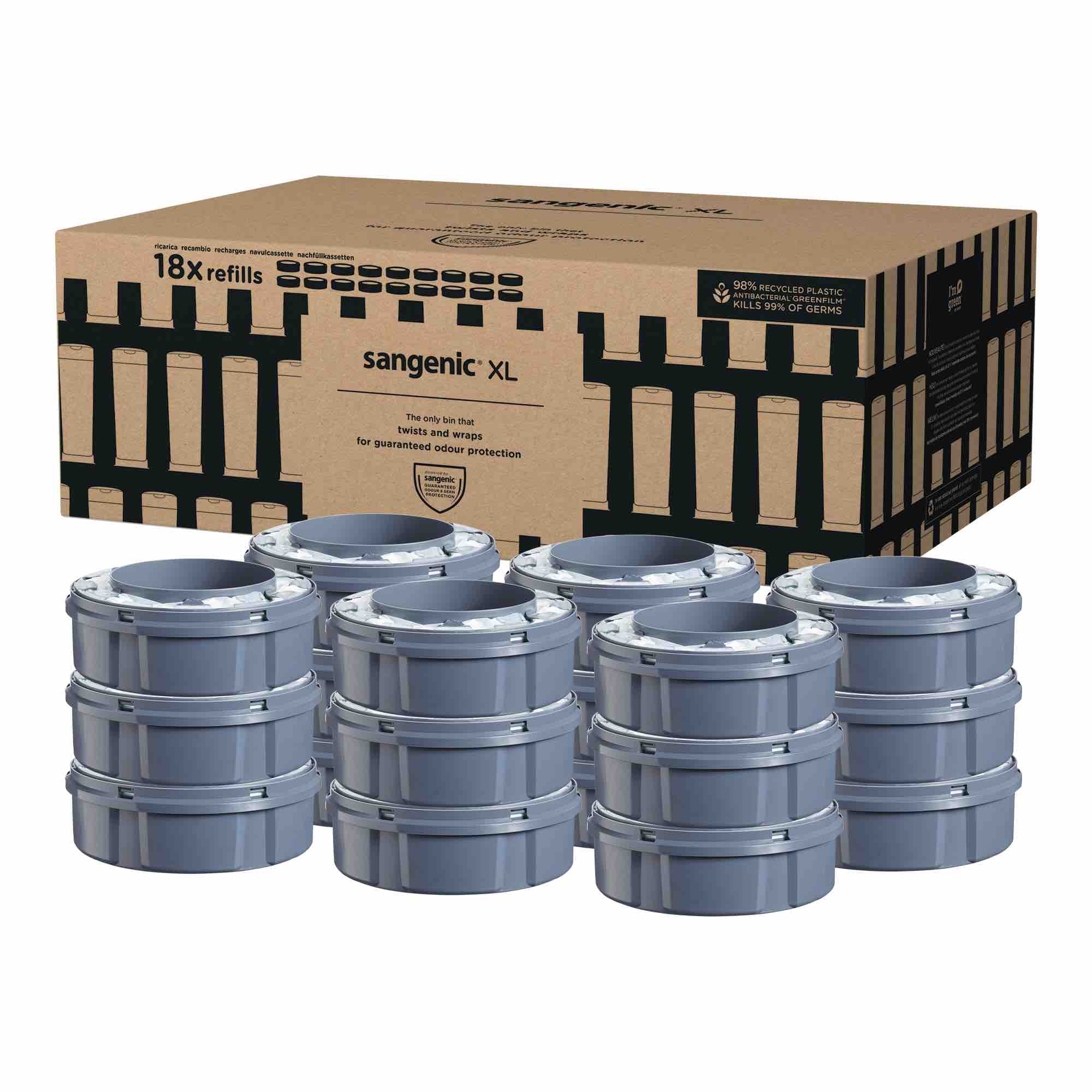 Ricariche Sangenic XL pack 18